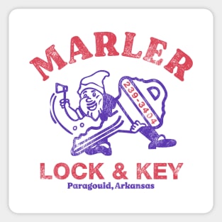 Marler Lock & Key Sticker